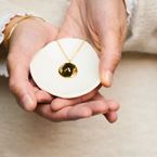 Necklace "Impression" n°2 (18k gold)