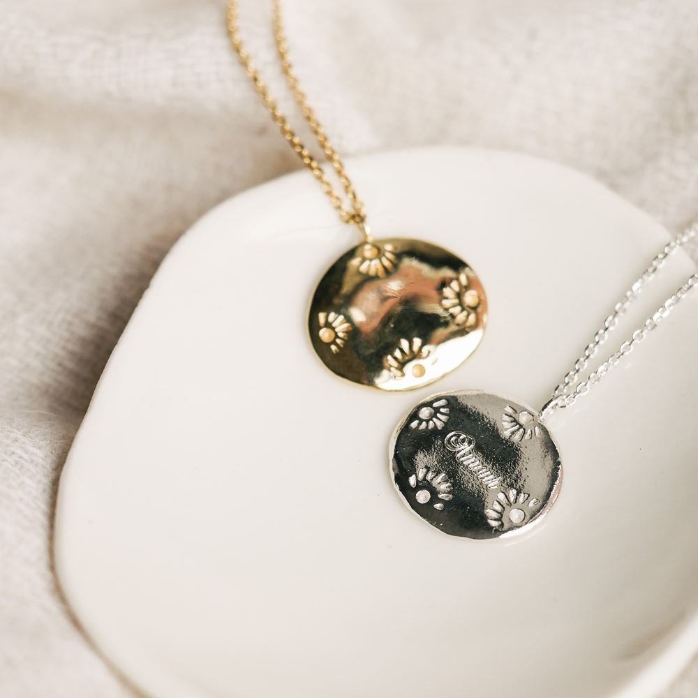 Necklace "Impression" n° 3 (gold plated)