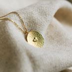 Necklace "Little heart" (18k gold)