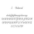 Gravure on the backside