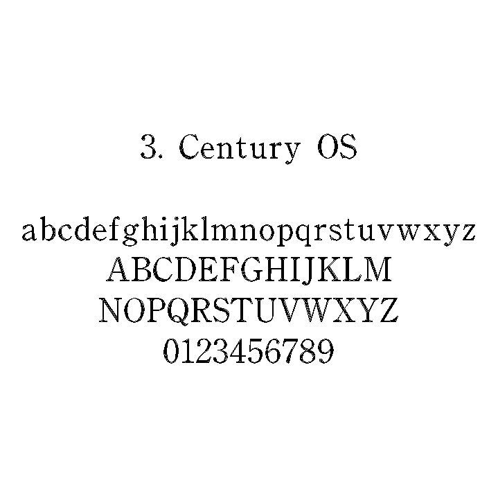 Gravure on the backside