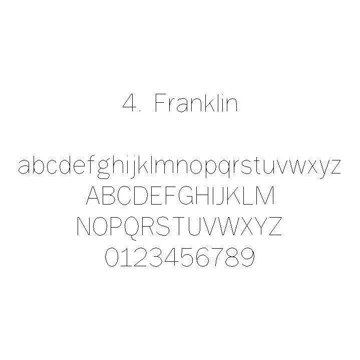 Gravure on the backside