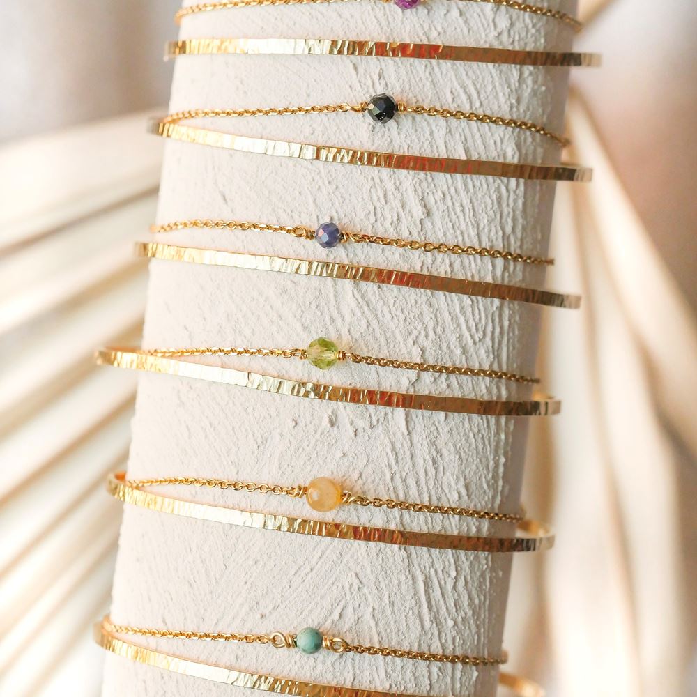 Bracelet "Shining star" (gold plated)