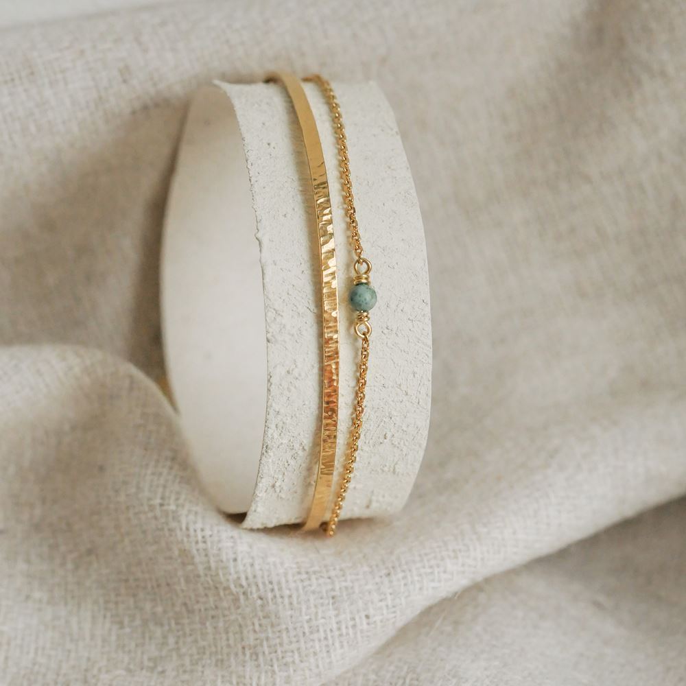 Bracelet "Shining star" (gold plated)