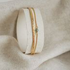 Bracelet "Shining star" (gold plated)