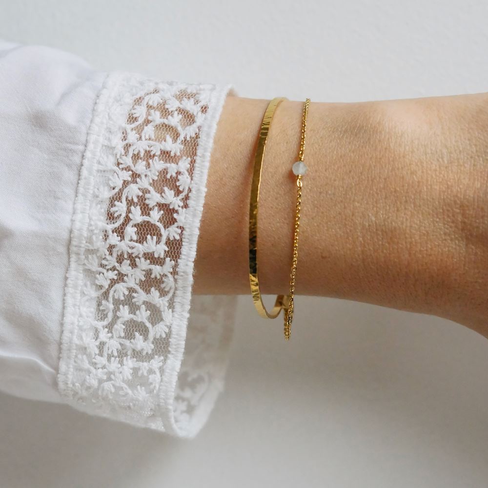 Bracelet "Shining star" (gold plated)
