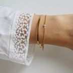 Bracelet "Shining star" (gold plated)