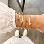 Bracelet "Shining star" (gold plated)