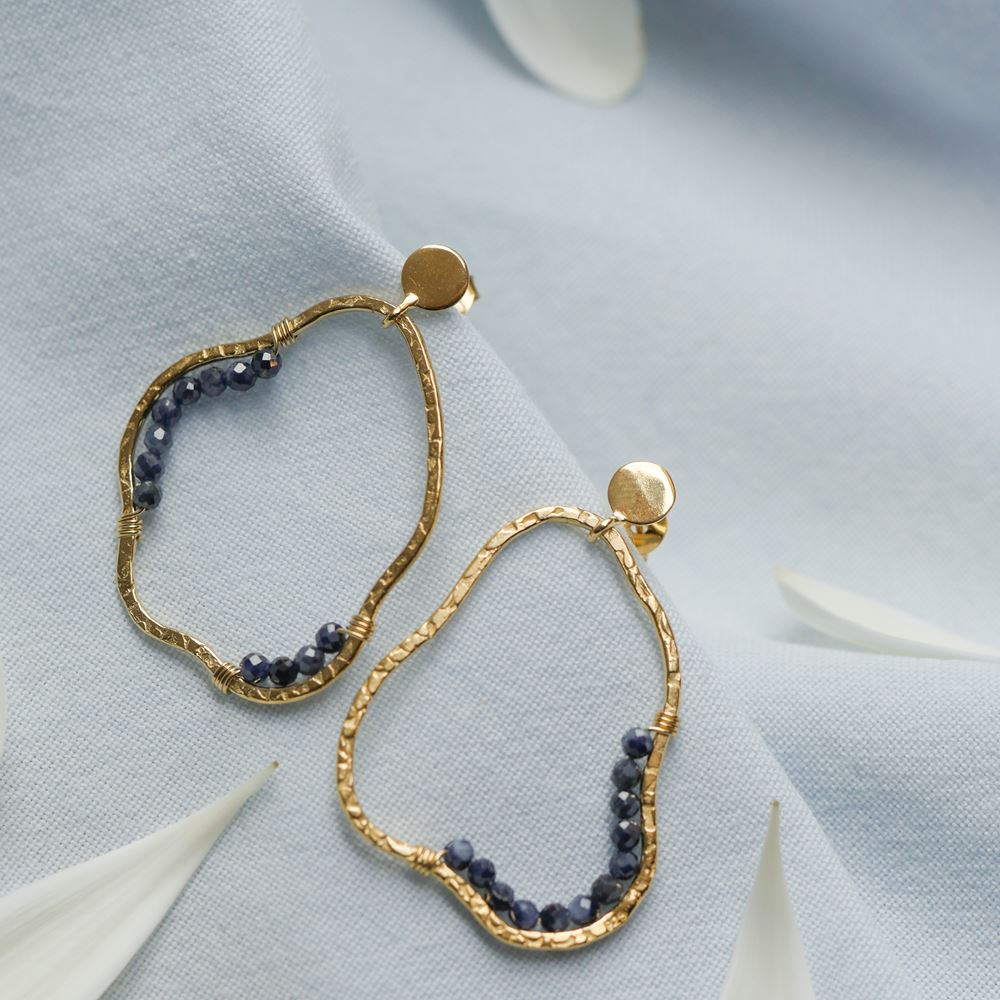 Earrings Camille (gold plated)