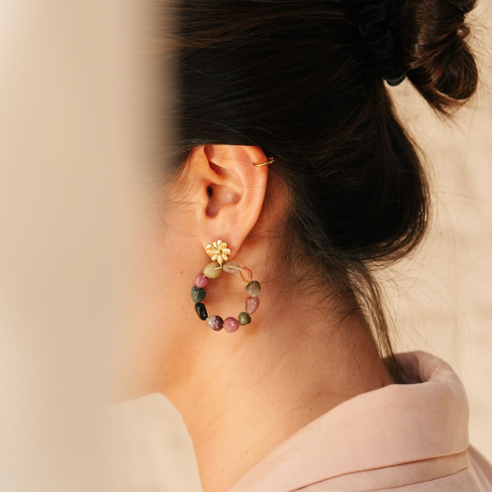 Earrings Kelly (gold plated)