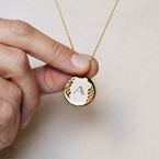 Necklace "Impression" n°2 (gold plated)