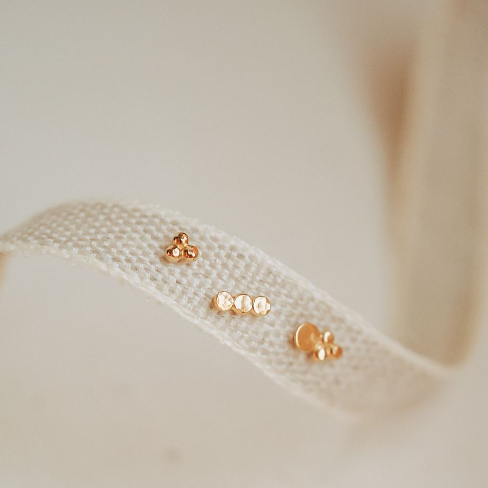 Earring Rose (gold plated)