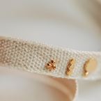 Earring Rose (gold plated)