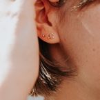 Earring Odette (gold plated)