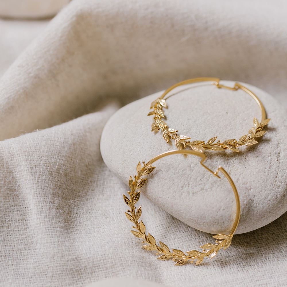 Earrings Jeanne (gold plated)