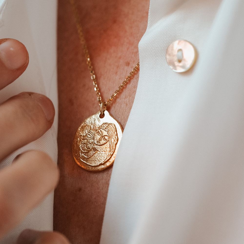 Necklace Soror (gold plated)