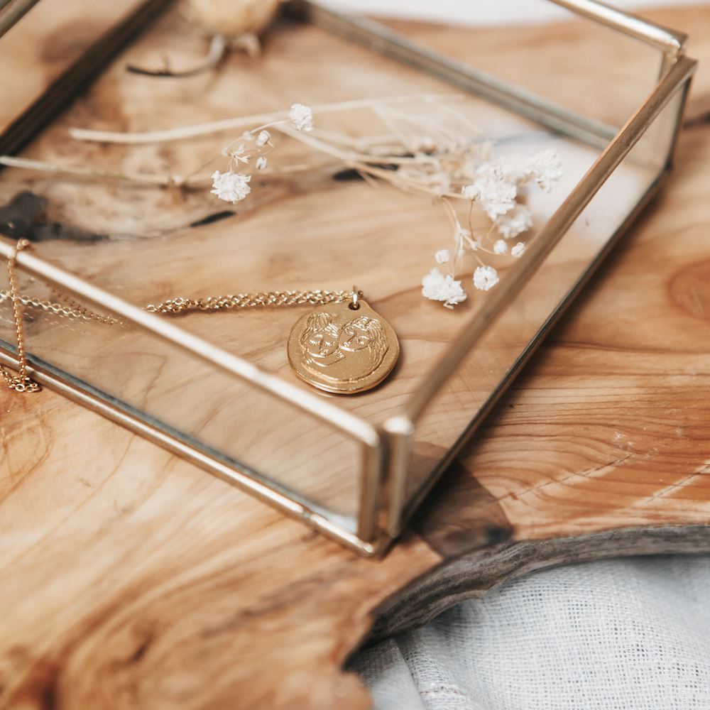 Necklace Soror (gold plated)