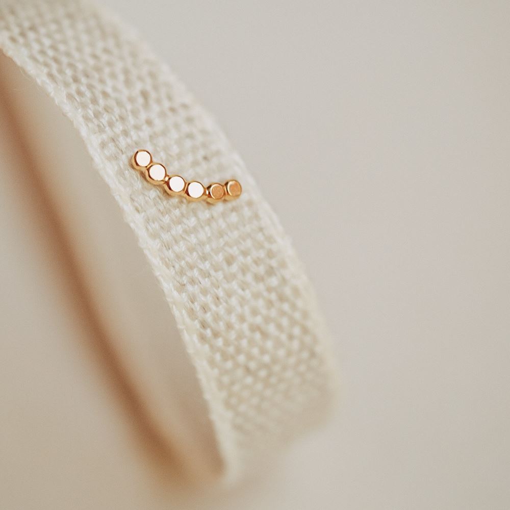 Earring Lila (gold plated)