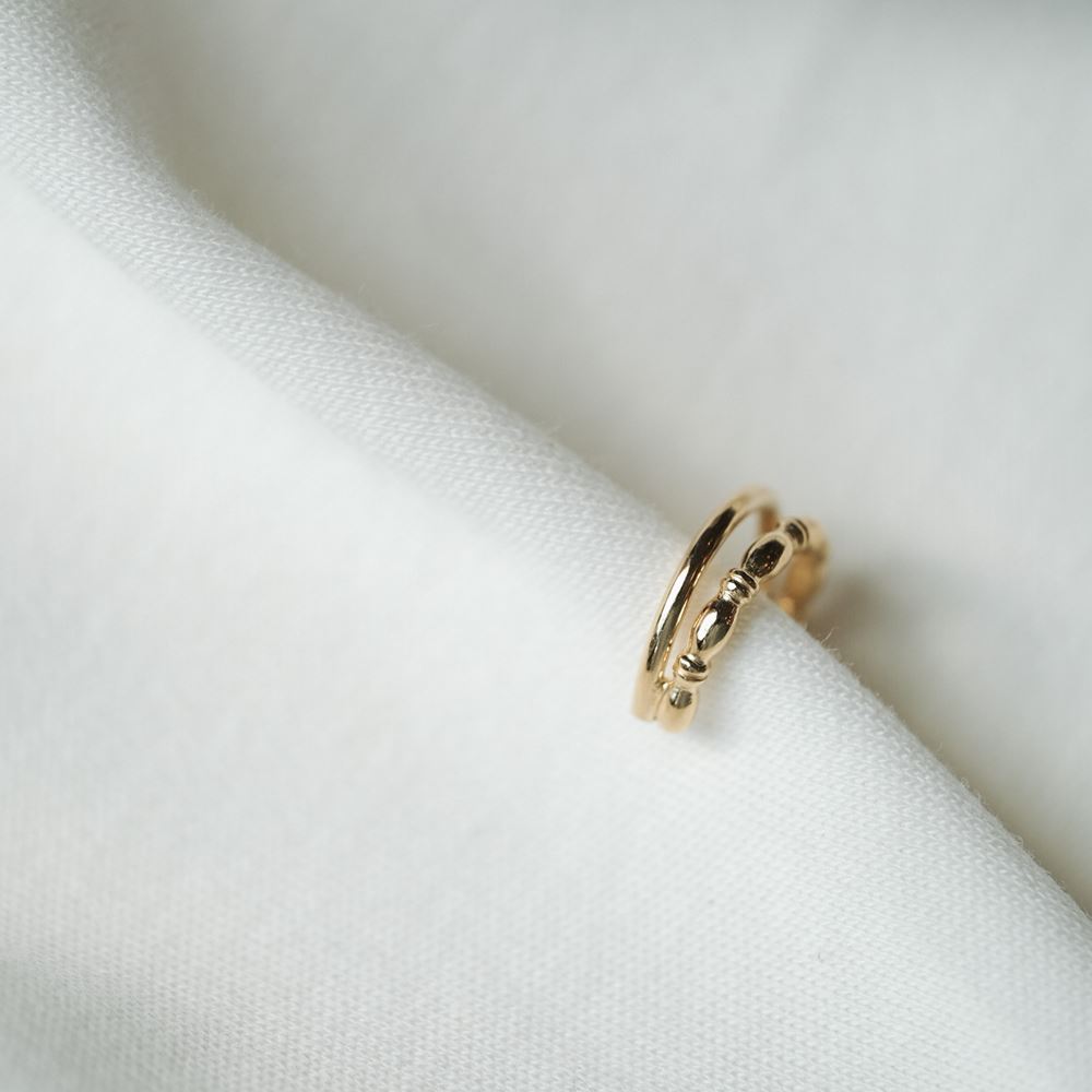 Earcuff Marie-Antoinette (gold plated)