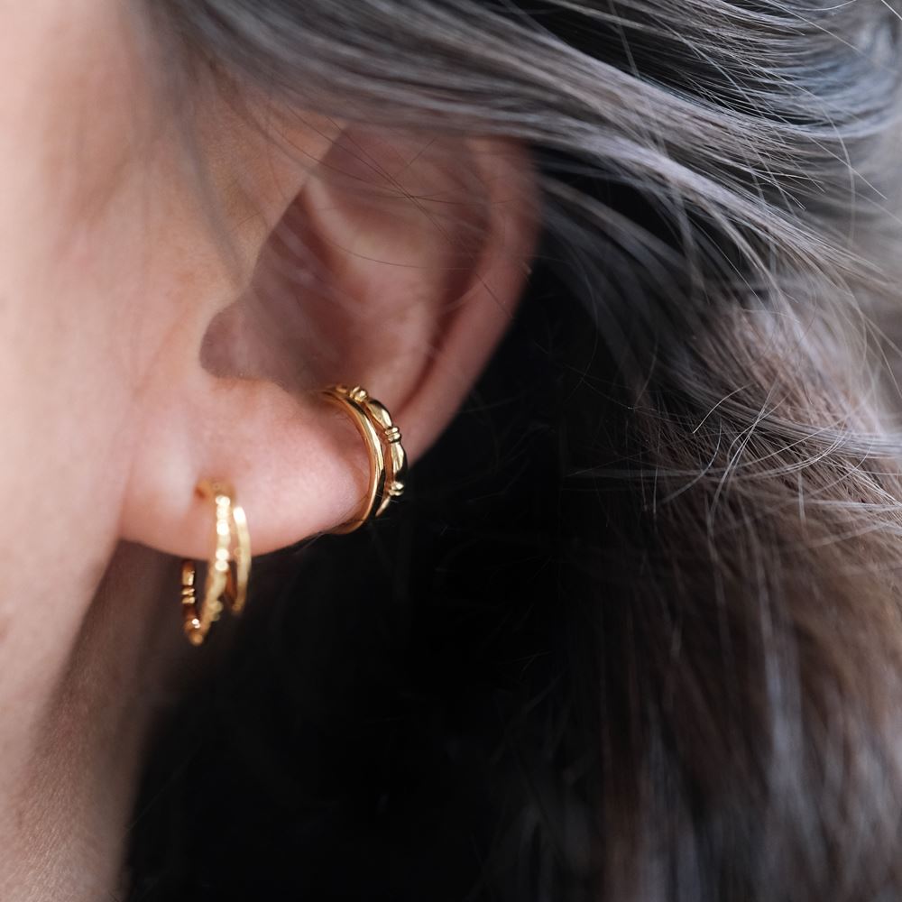 Earcuff Marie-Antoinette (gold plated)