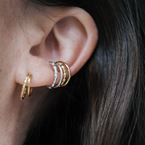Earcuff Marie-Antoinette (gold plated)
