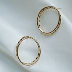 Earrings Marie-Lou (gold plated)