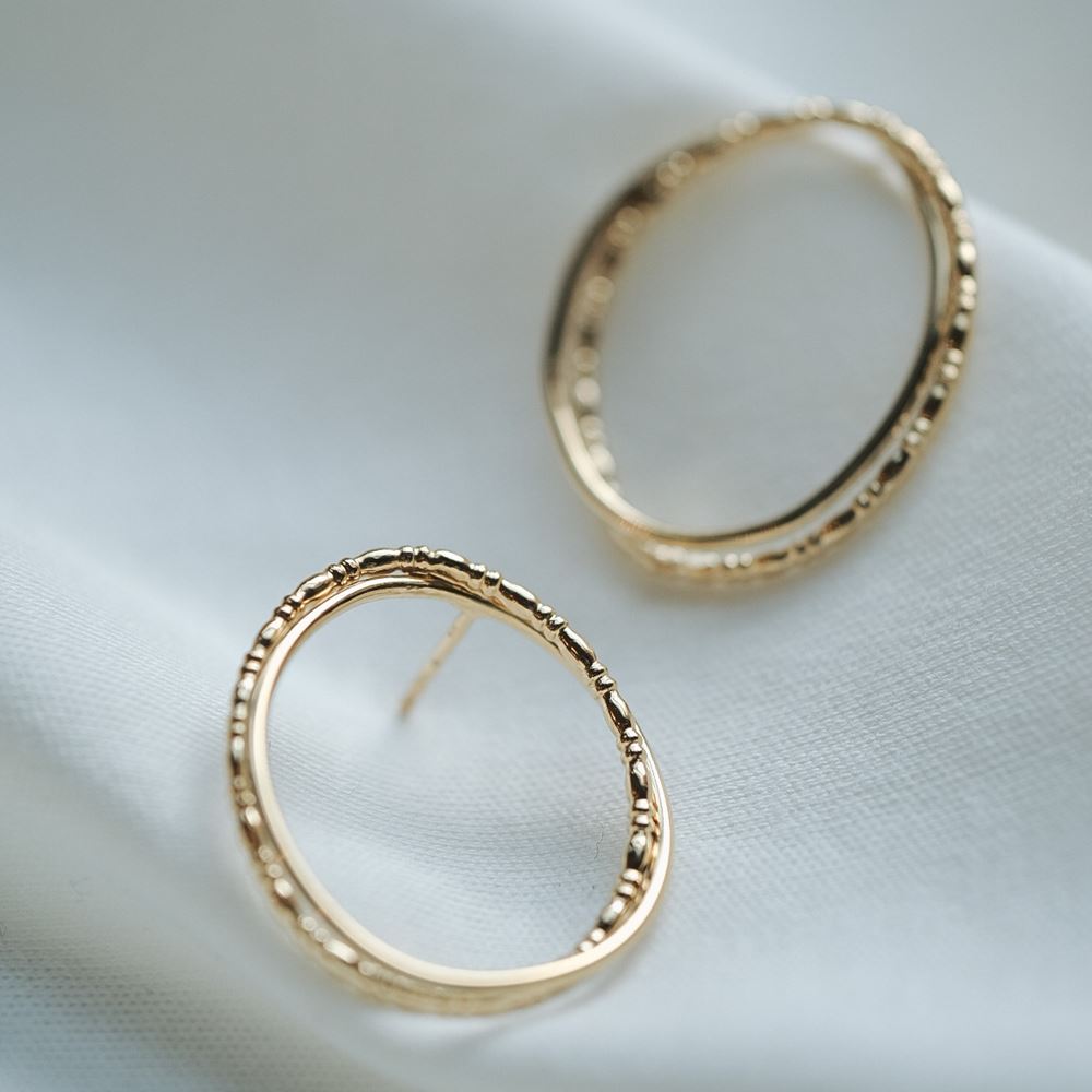 Earrings Marie-Lou (gold plated)