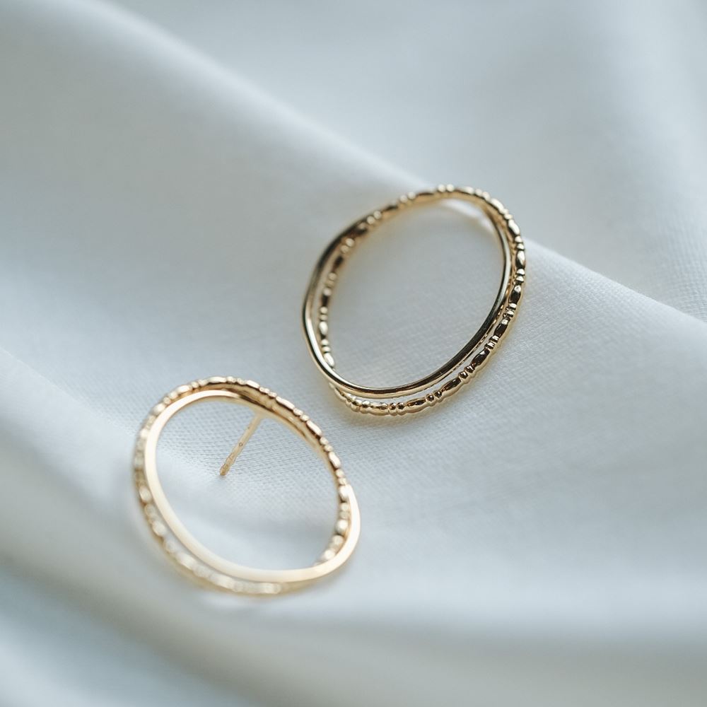 Earrings Marie-Lou (gold plated)