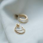 Earrings Marie-Alice (gold plated)