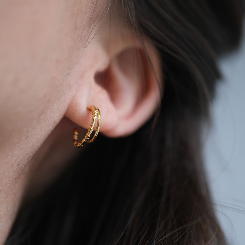 Earrings Marie-Alice (gold plated)