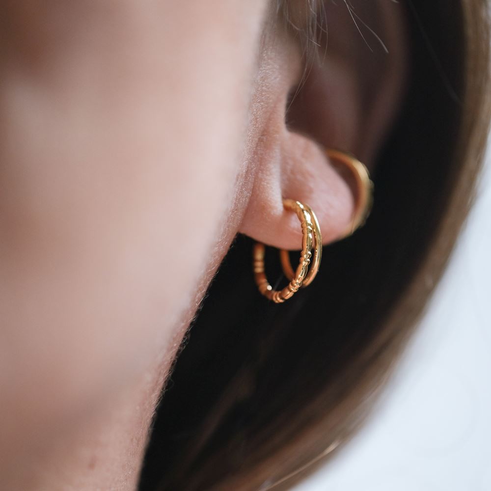 Earrings Marie-Alice (gold plated)