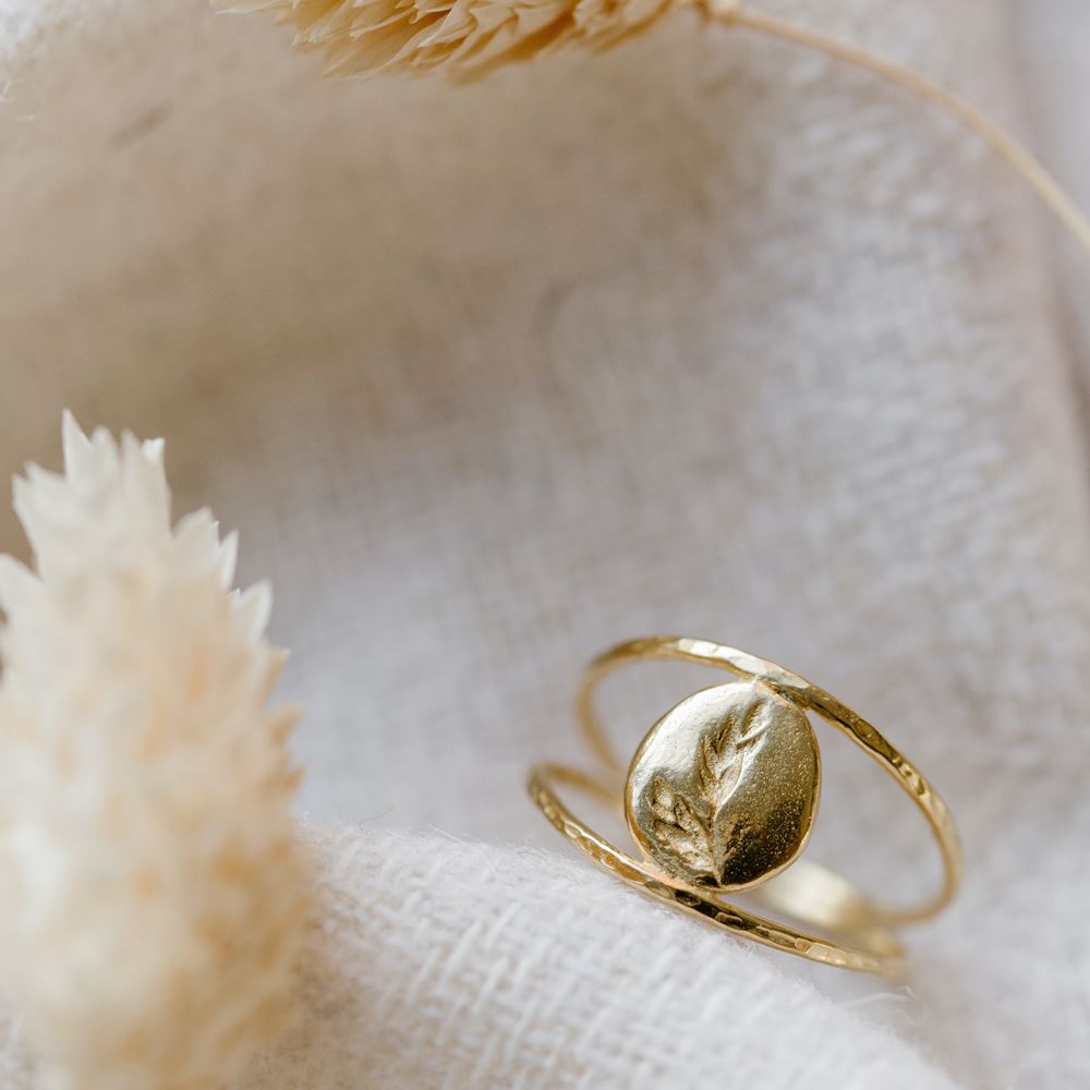 Ring "Grandmother Willow" (gold plated)