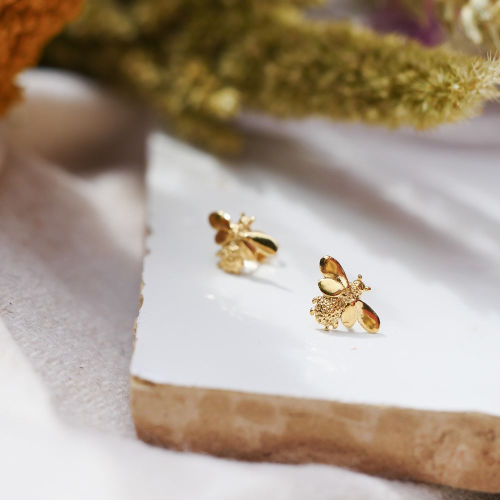 Studs Beekeeper (18k gold)
