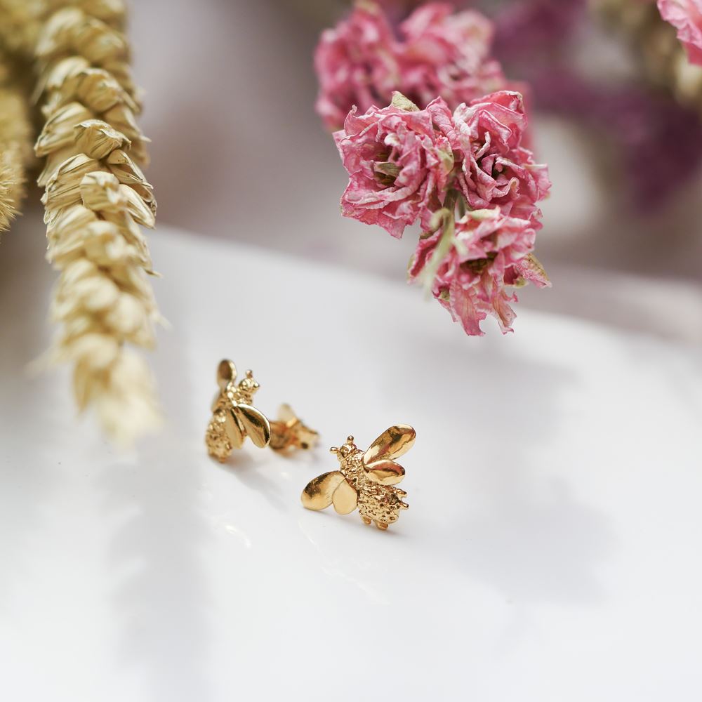 Studs Beekeeper (18k gold)