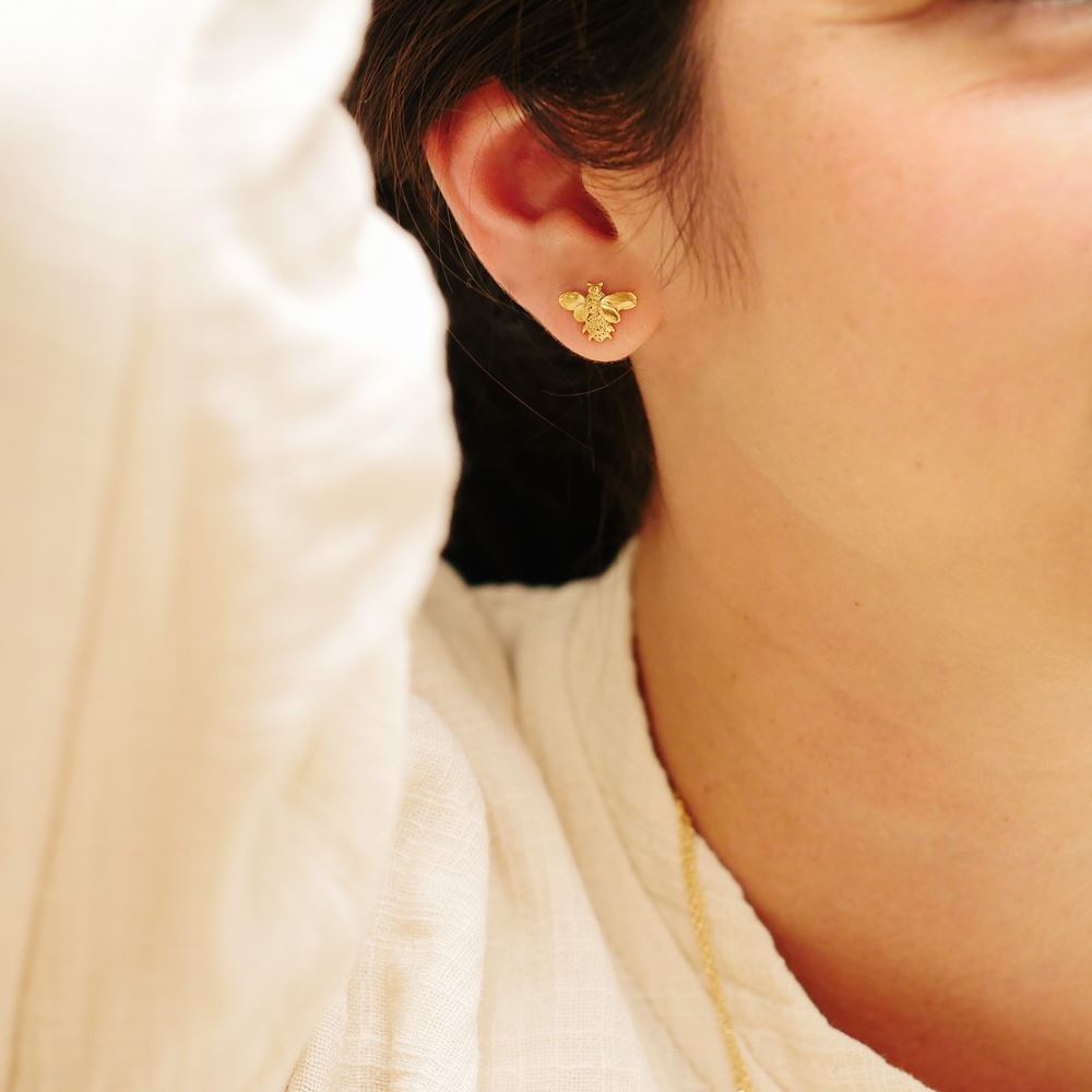 Studs Beekeeper (18k gold)