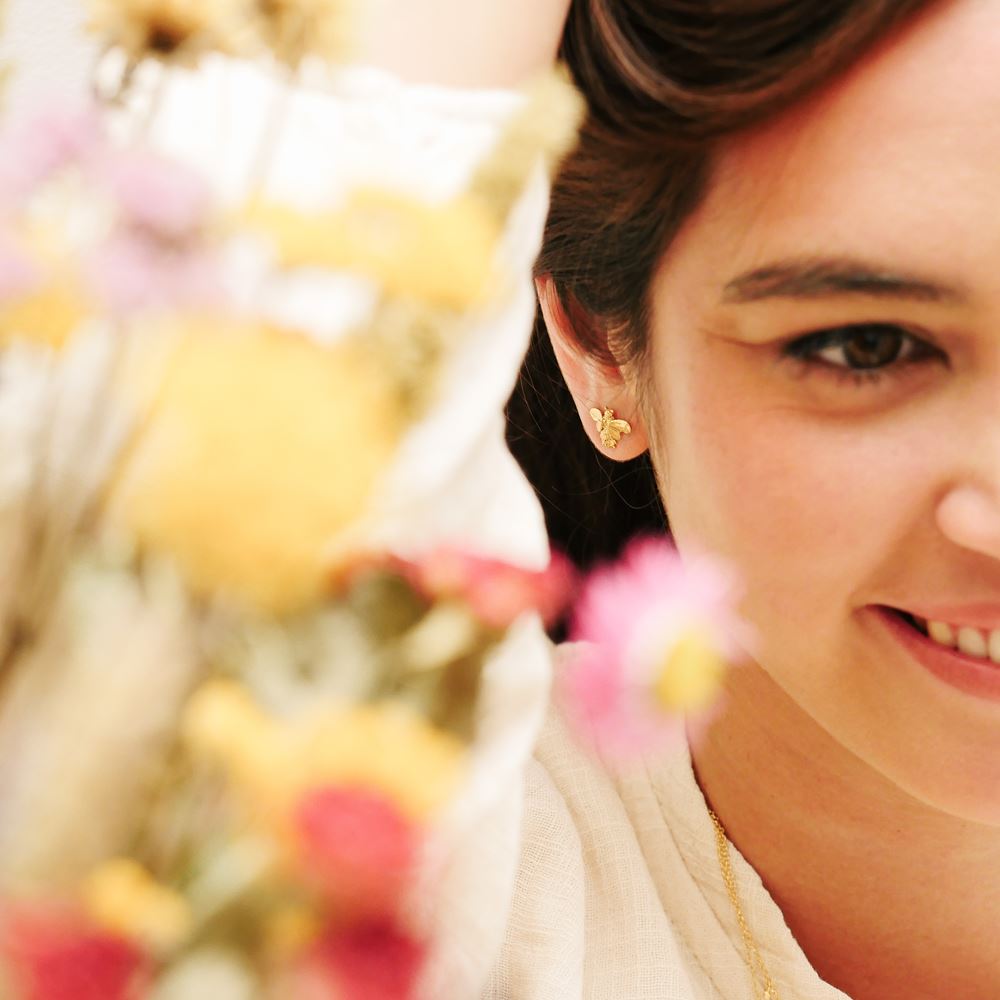 Studs Beekeeper (18k gold)