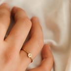 Ring Love letter n°3 (gold plated)