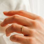 Ring Love letter n°3 (gold plated)