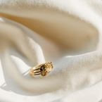Ring Love letter n°3 (gold plated)