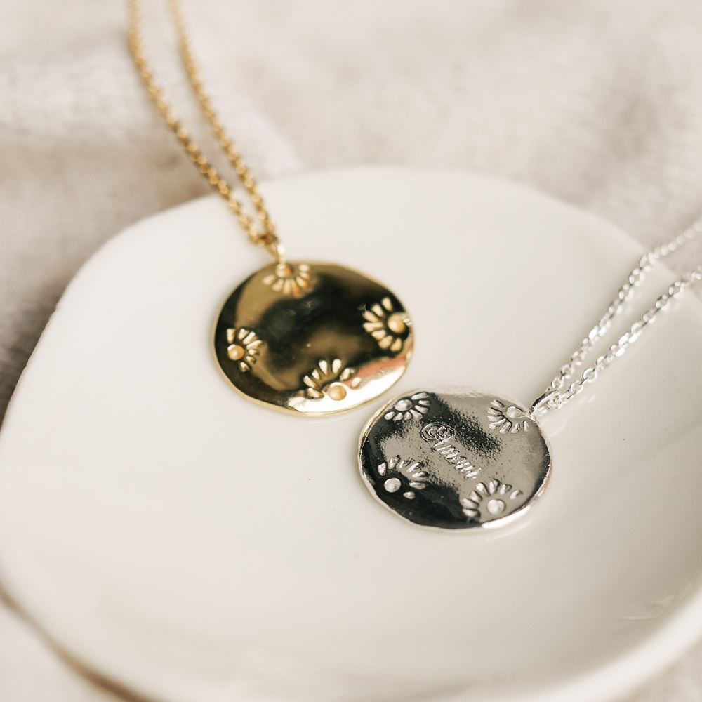 Necklace "Impression" n° 3 (gold plated)
