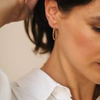 Creoles Lisa (gold plated)