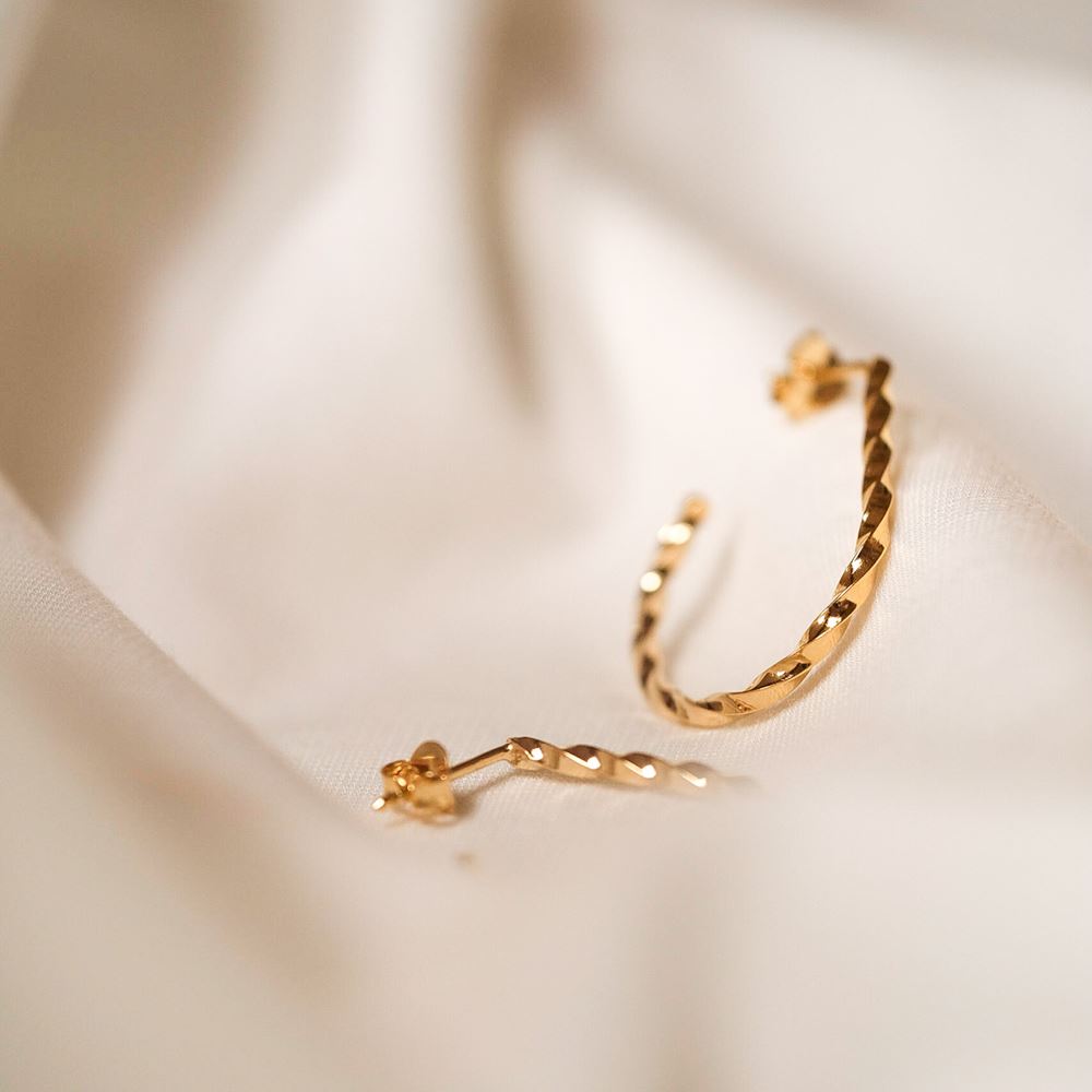 Creoles Lisa (gold plated)