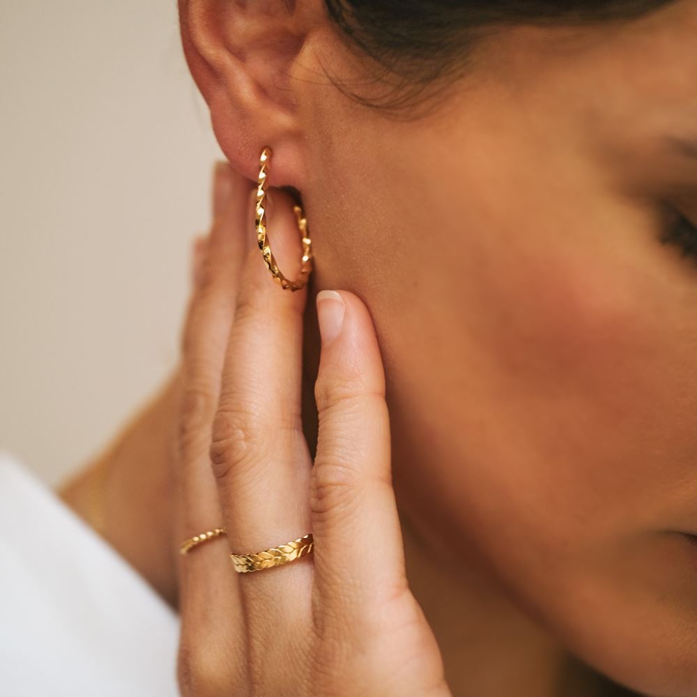 Creoles Lisa (gold plated)