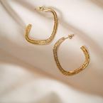 Big creoles Imani (gold plated)