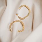 Big creoles Imani (gold plated)