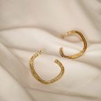 Big creoles Imani (gold plated)