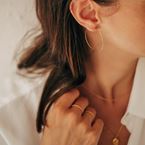 Creoles Yasmin (gold plated)