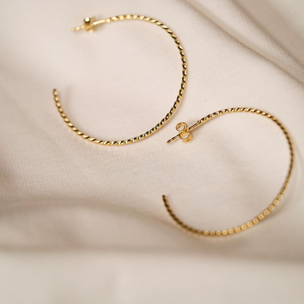 Creoles Yasmin (gold plated)