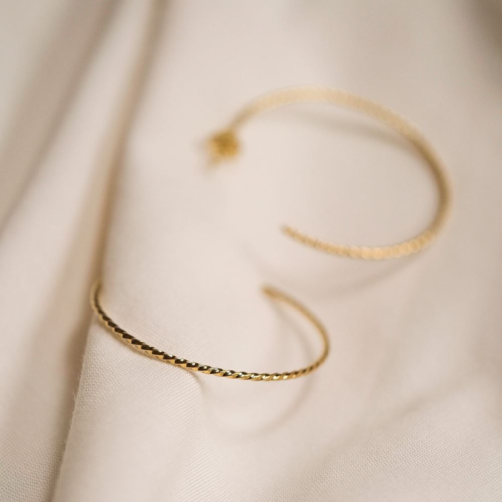 Creoles Yasmin (gold plated)