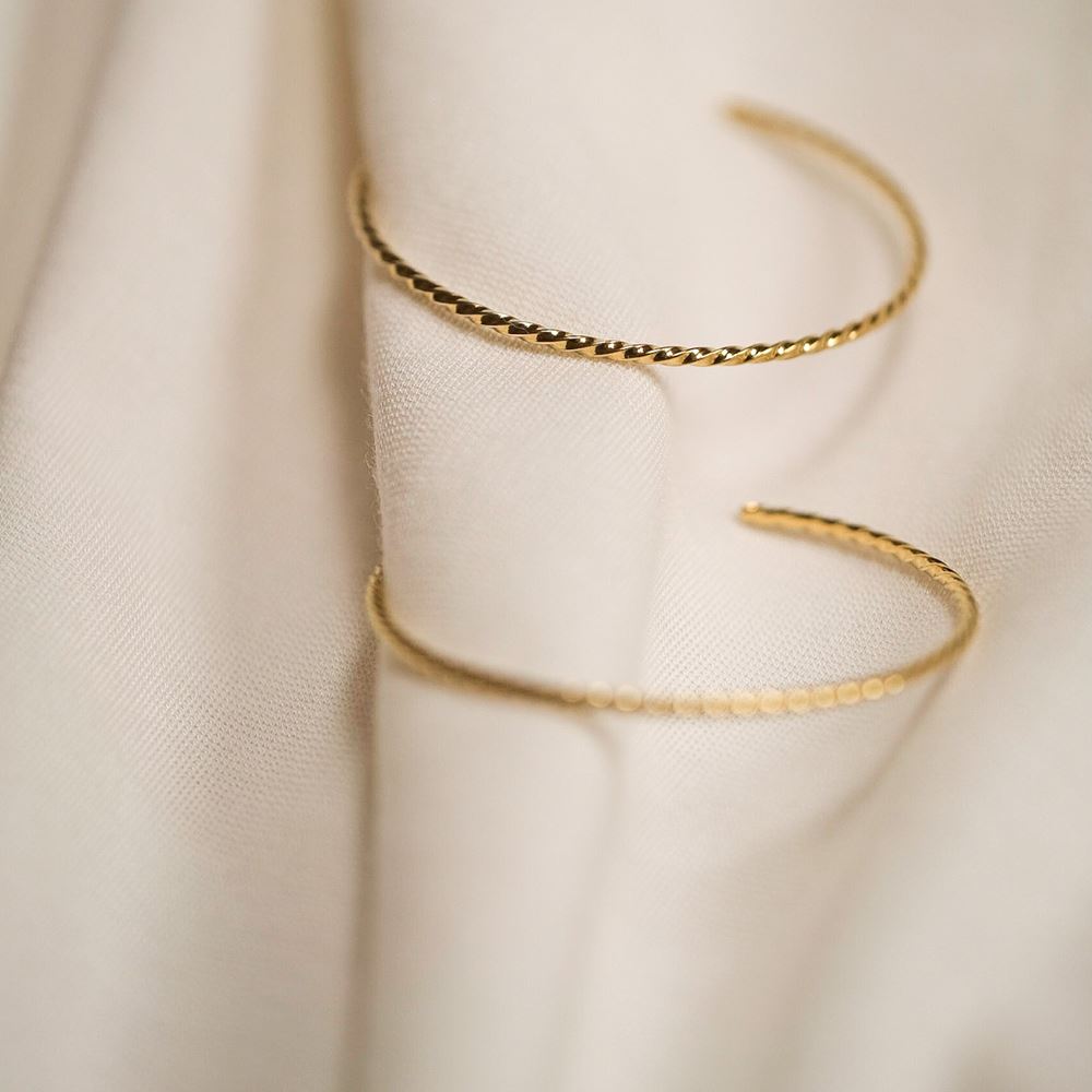 Creoles Yasmin (gold plated)